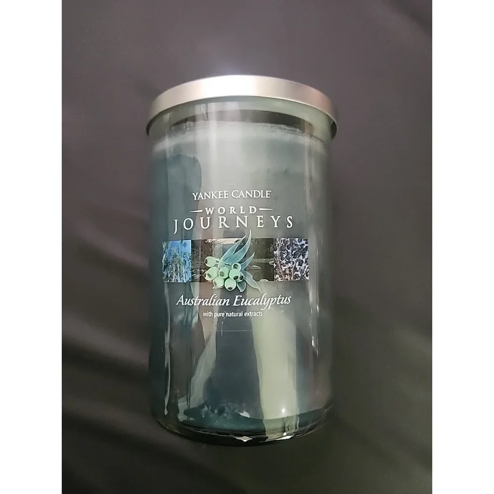 New‎ Rare Retired Yankee Candle Australian Eucalyptus 22 Oz. 2 Wick Candle World